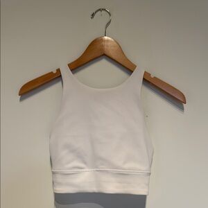 white lululemon sports bra.